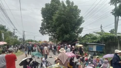 Warga Demo Tolak Stockpile Batu Bara Jambi Hingga Jalan Lintas Timur Sumatera diblokir
